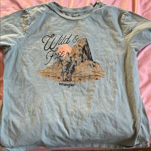 Wrangler Womens Graphic Tee - Light Green